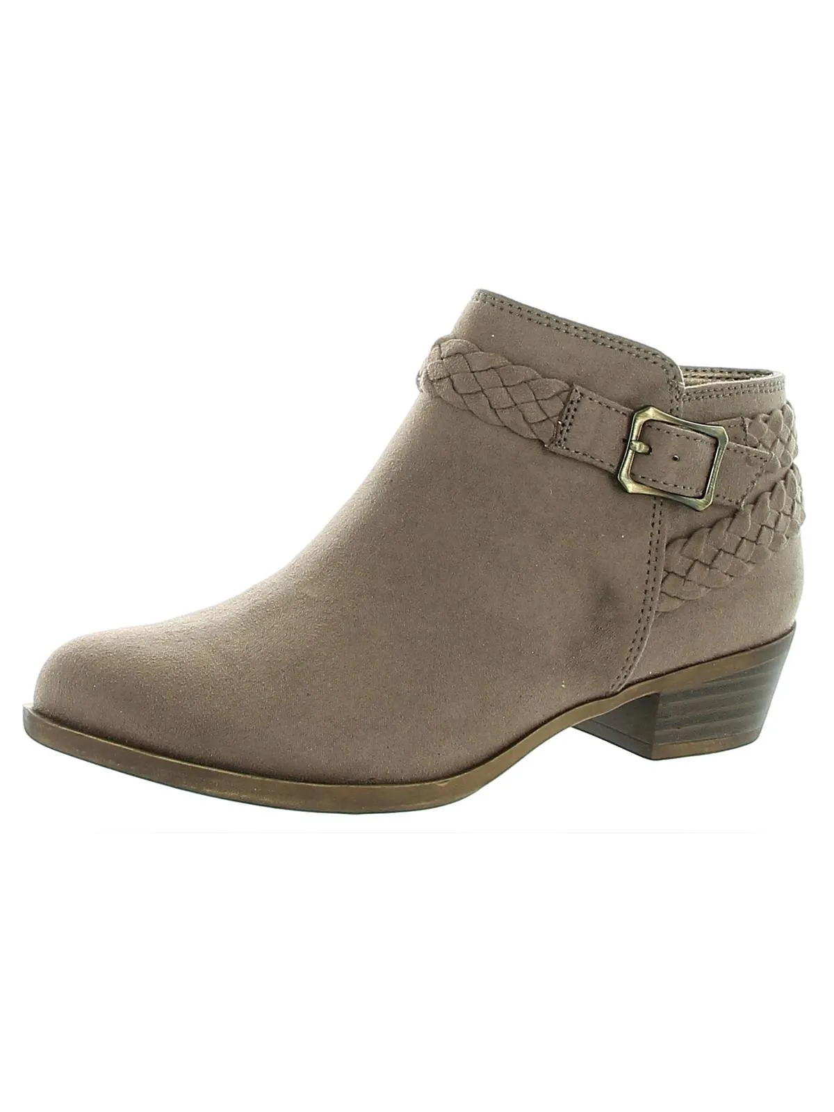 Adriana Womens Braided Memory Foam Booties