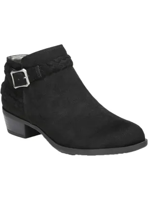 Adriana Womens Braided Memory Foam Booties