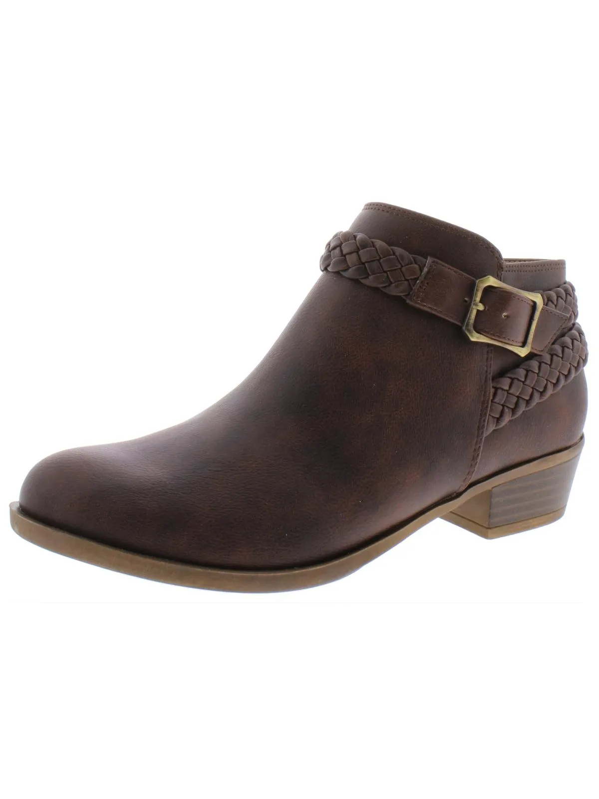 Adriana Womens Braided Memory Foam Booties