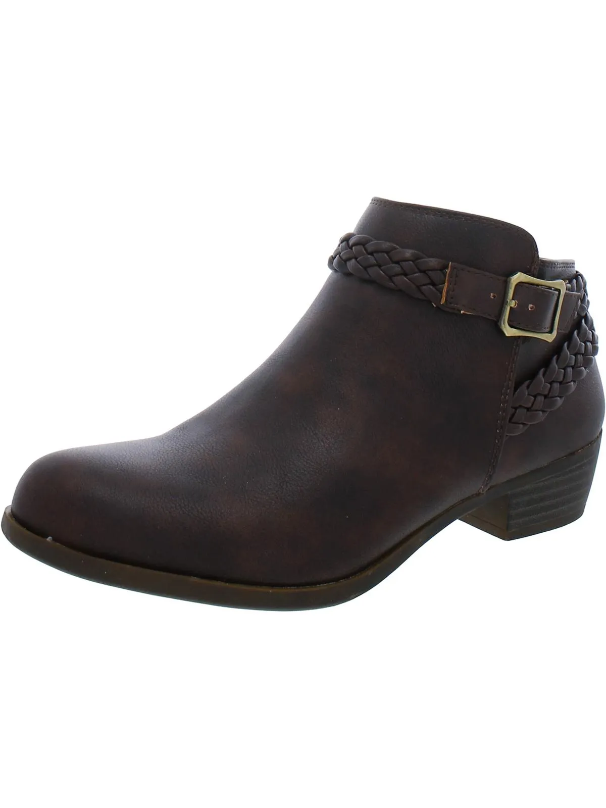 Adriana Womens Braided Memory Foam Booties