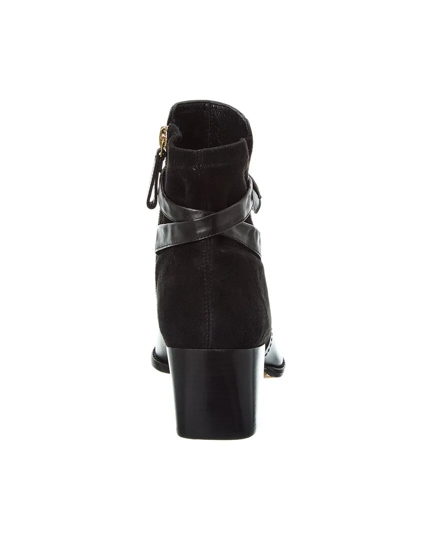 Alexandre Birman Clarita 60 Leather & Suede Bootie