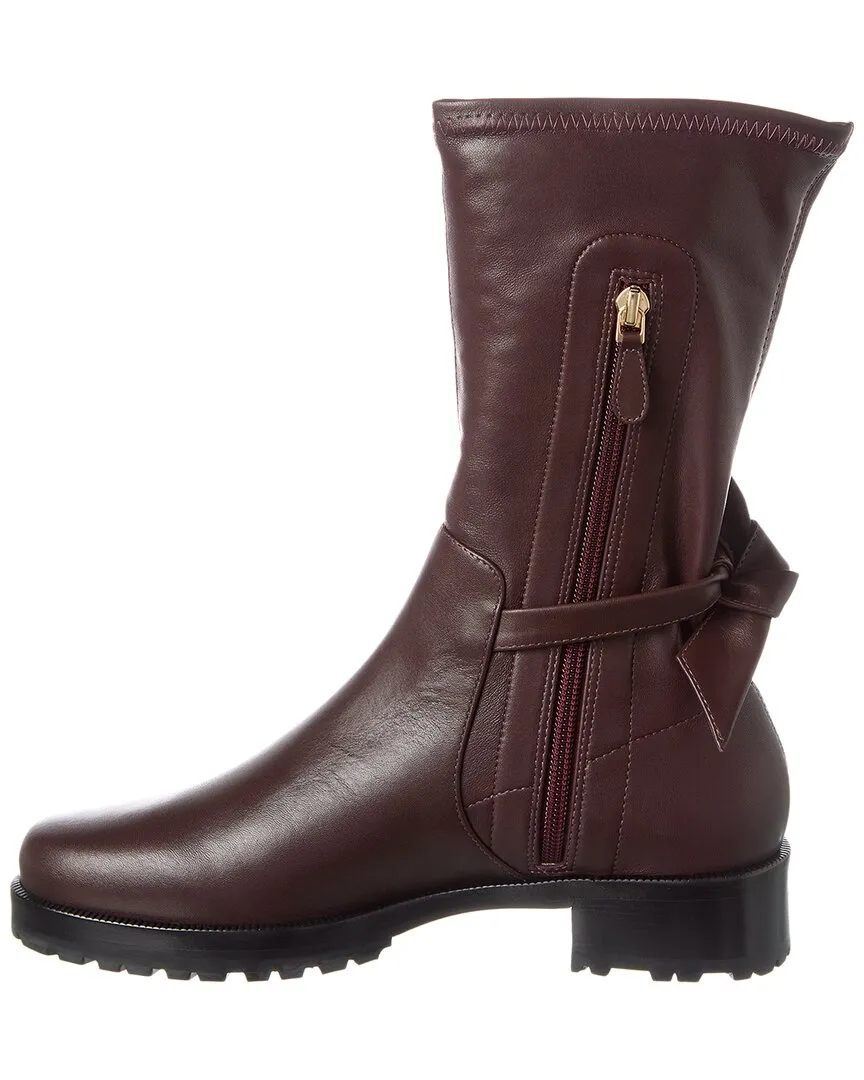 Alexandre Birman Clarita Motorcycle Leather Bootie