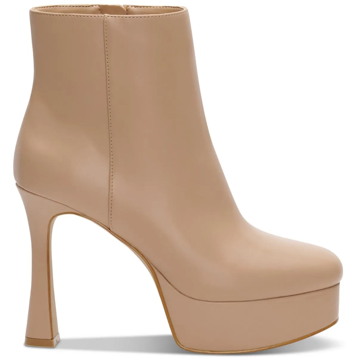 Alize Womens Faux Leather Zipper Booties