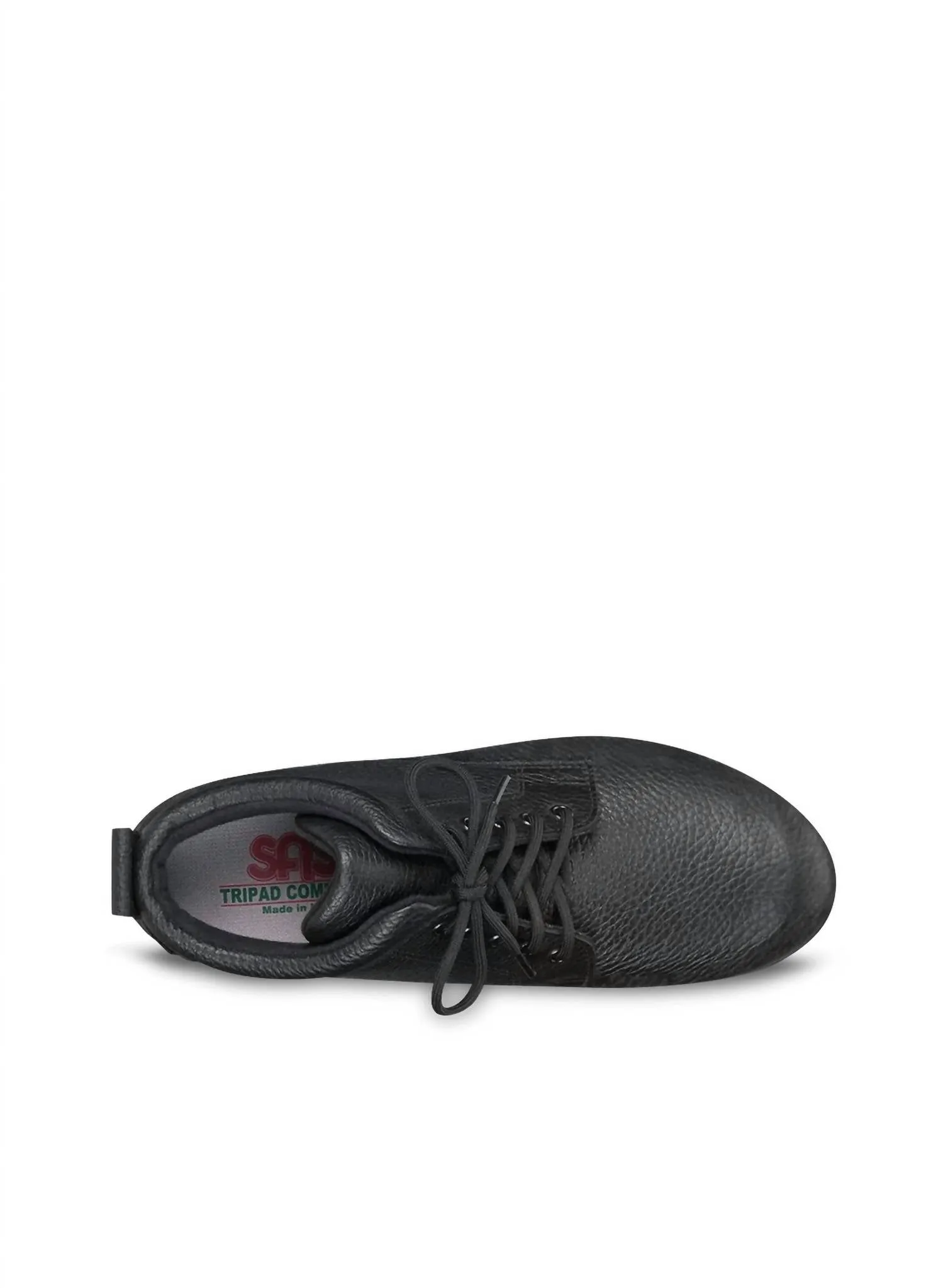Alpine Non Slip Lace Up Boot - Wide In Black