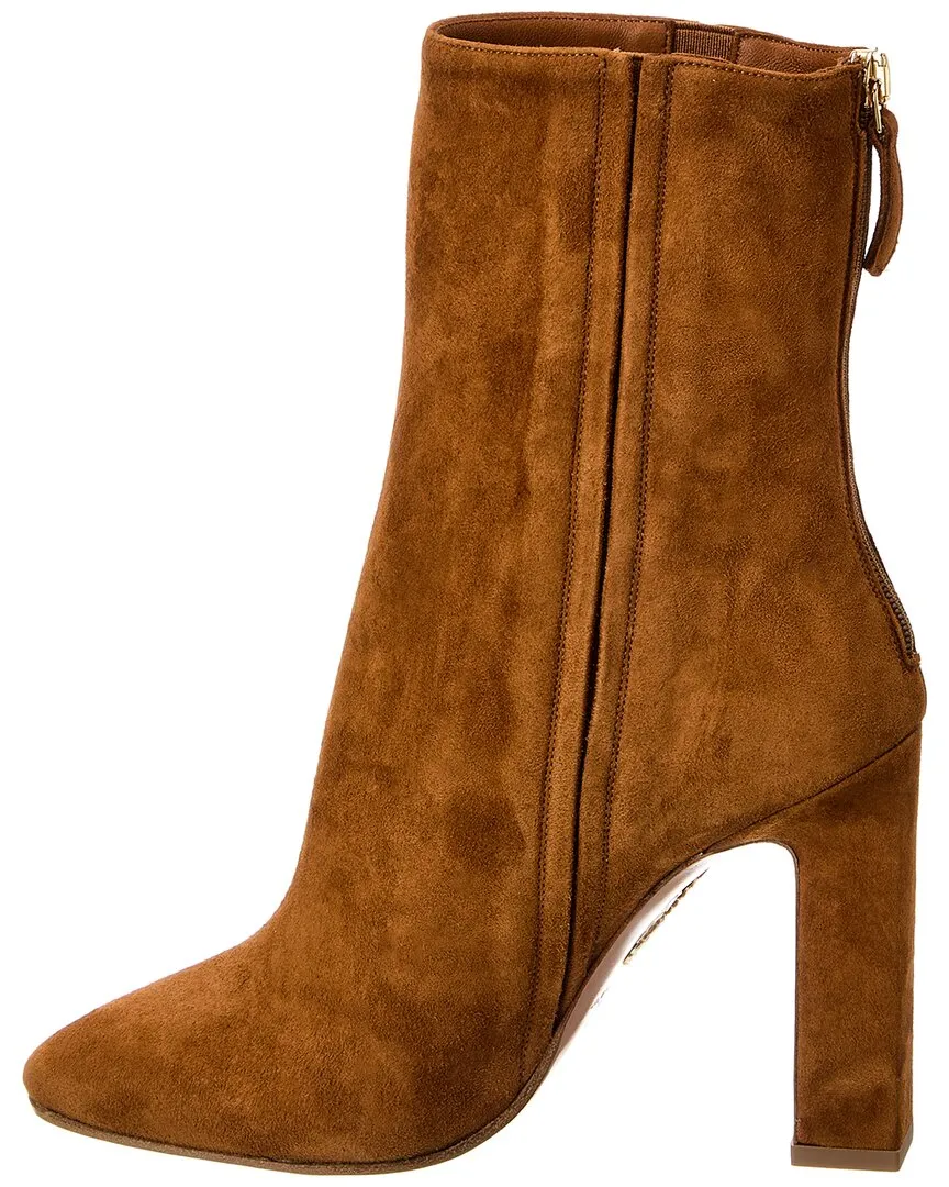 Aquazzura Joplin 105 Suede Bootie