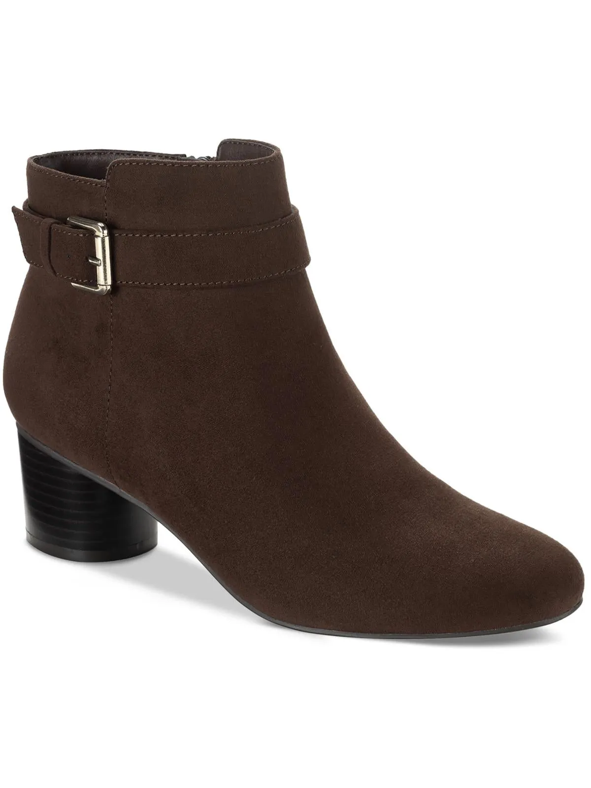 Ariella Womens Faux Suede Ankle Booties