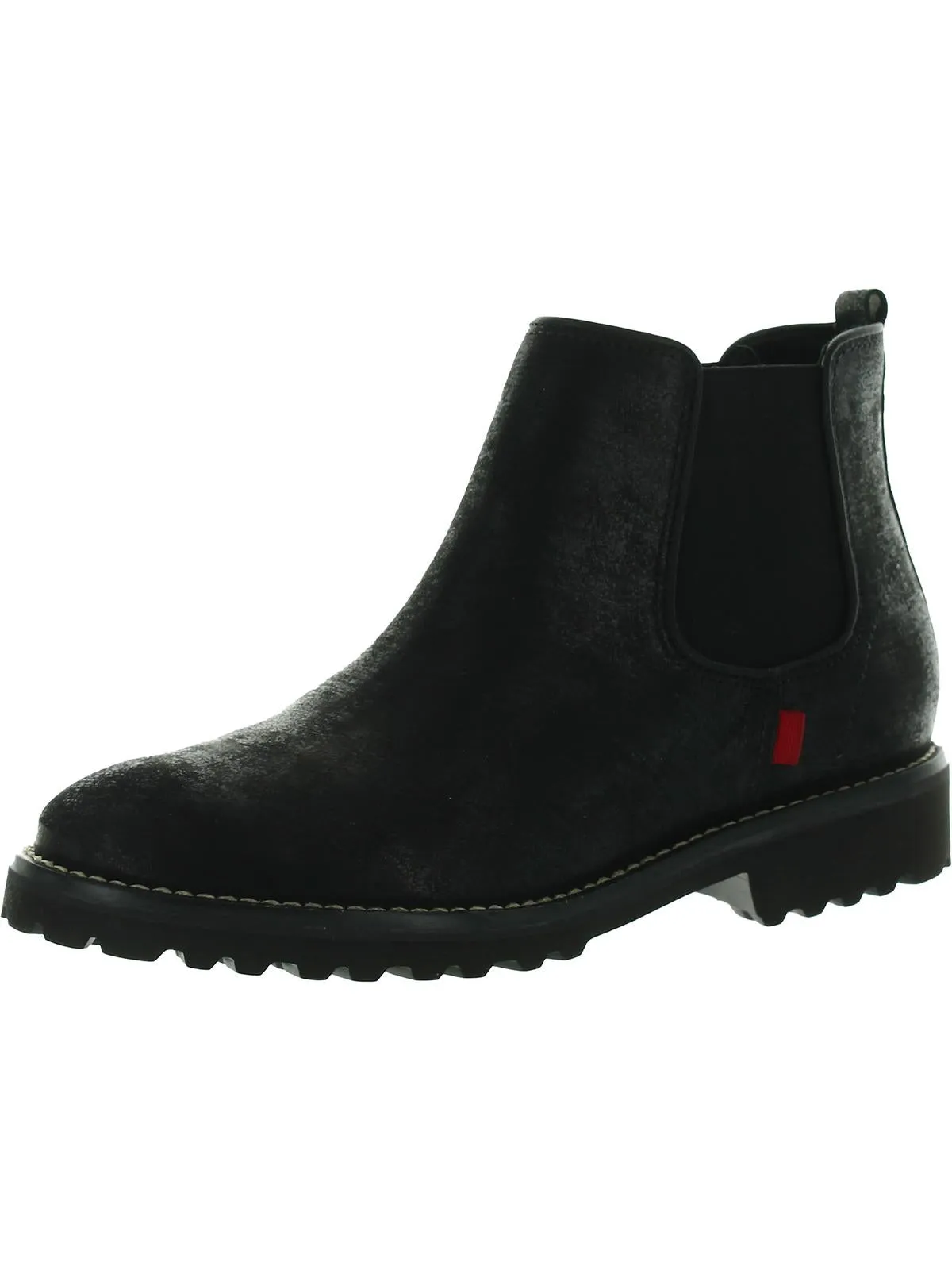 Ave Of Americas Womens Leather Ankle Ankle Boots