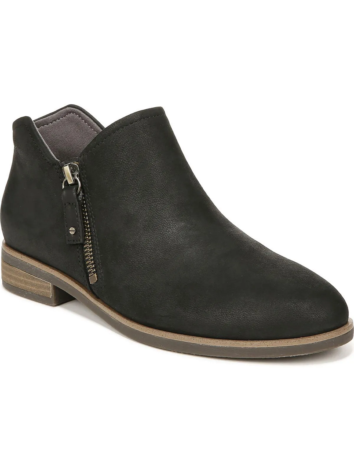 Avenue Zip Womens Leather Ankle Booties