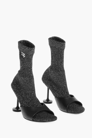 Balenciaga Double-Layered Sock Booties With Stiletto Heel 9Cm