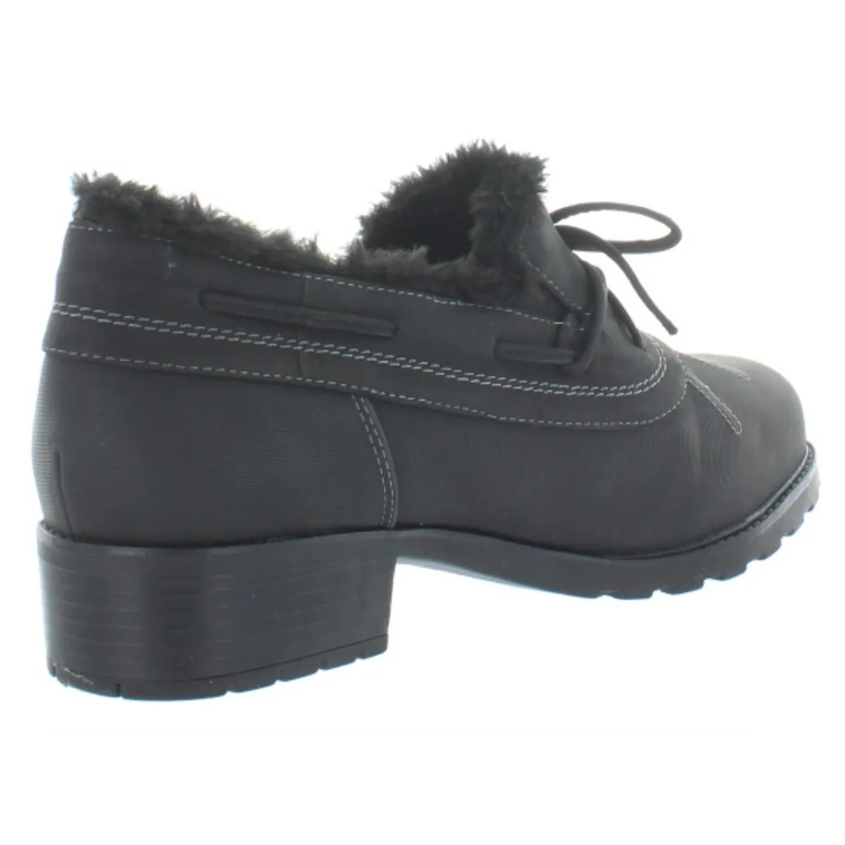 Belle Womens Faux Suede Cold Weather Ankle Boots