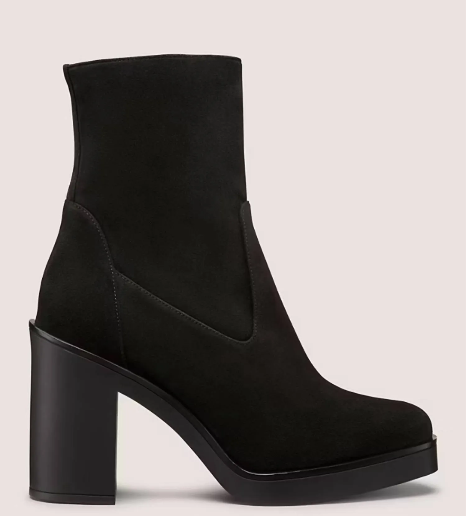 Bethenny 80 Zip Bootie In Black