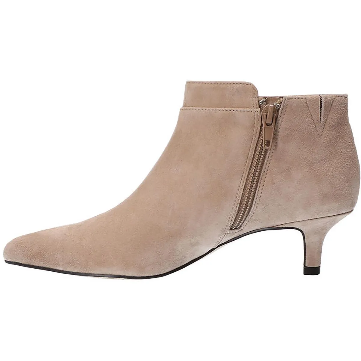 Bindi Womens Suede Pointed Toe Ankle Boots