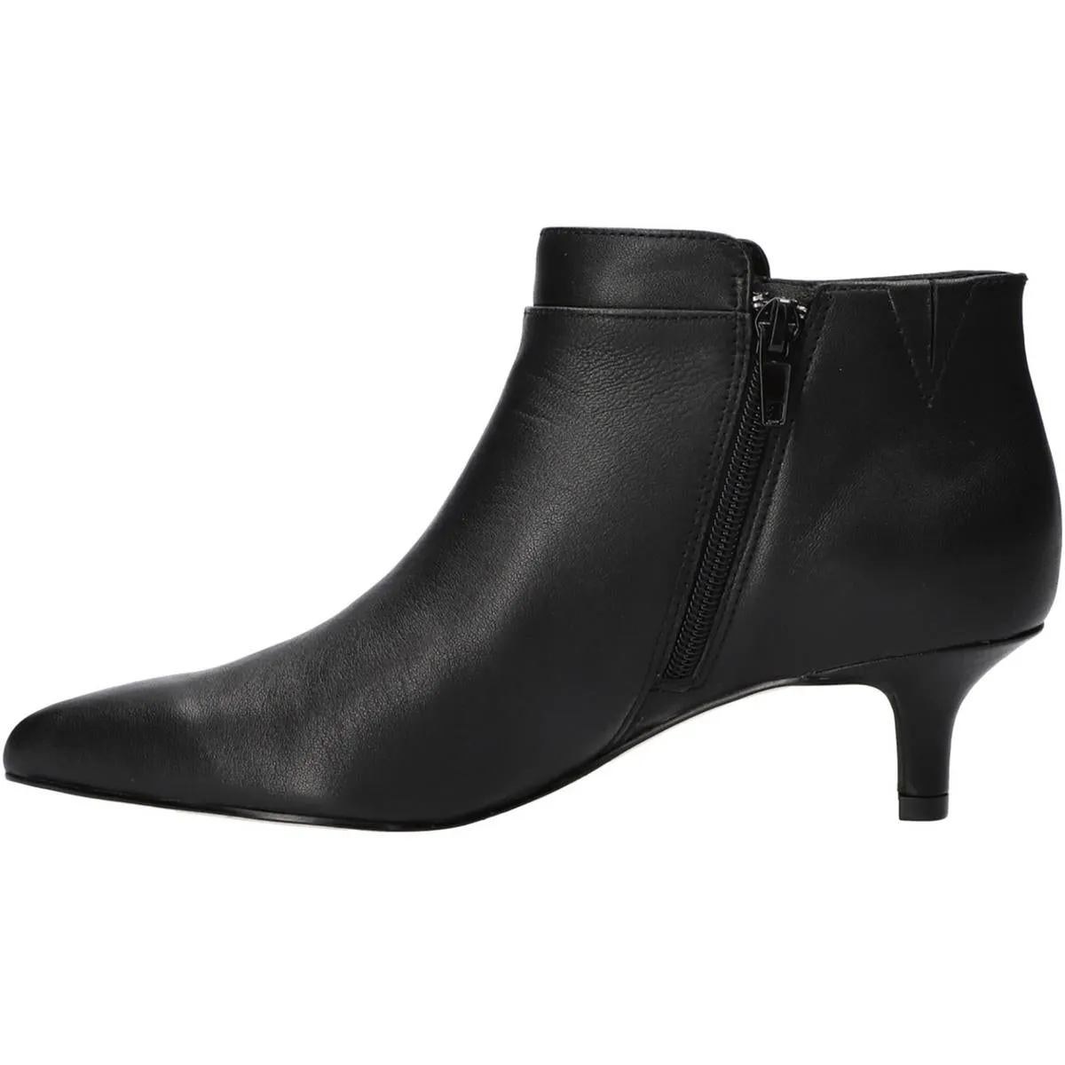 BINDI Womens Suede Zipper Booties