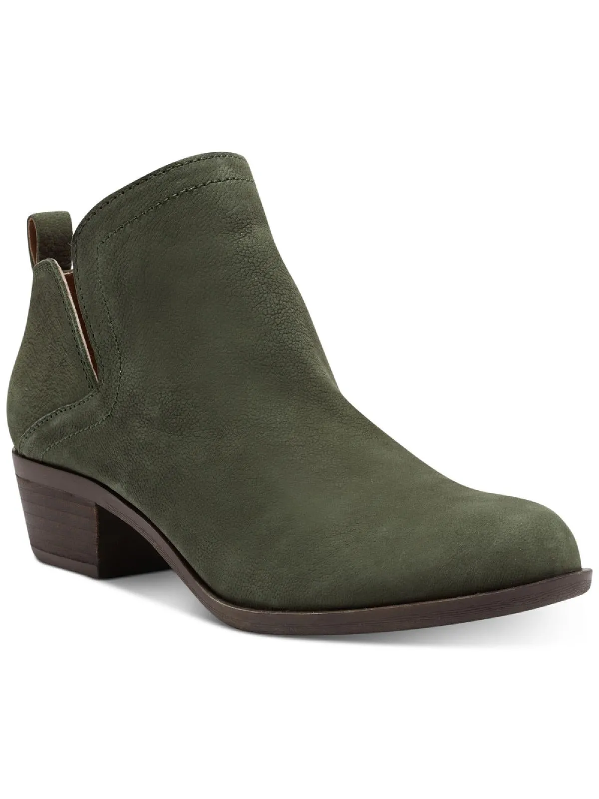 Bollo Womens Suede Cut-Out Booties
