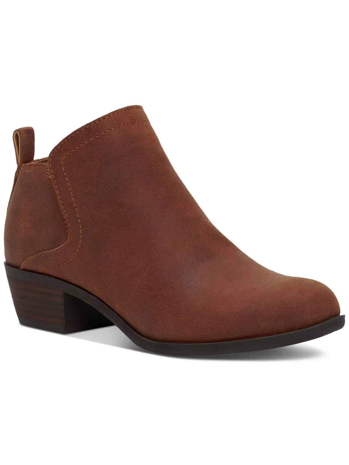 Bollo Womens Suede Cut-Out Booties