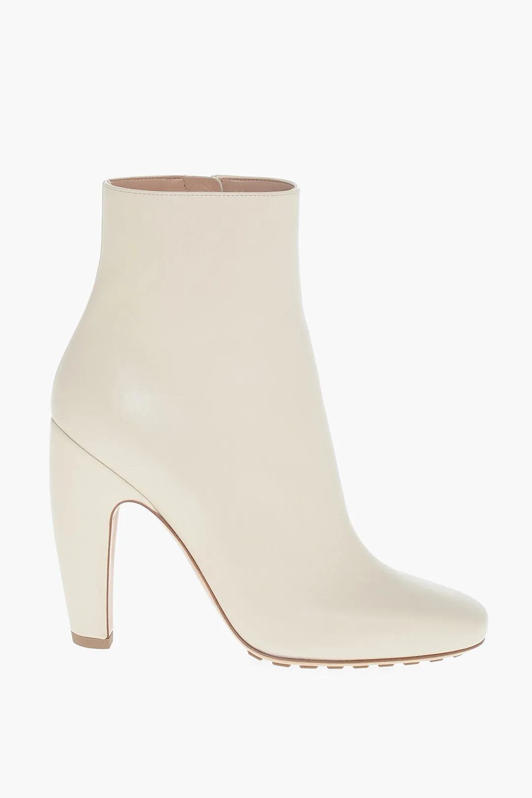 Bottega Veneta Leather Pompei Booties With Inner Zip 11Cm