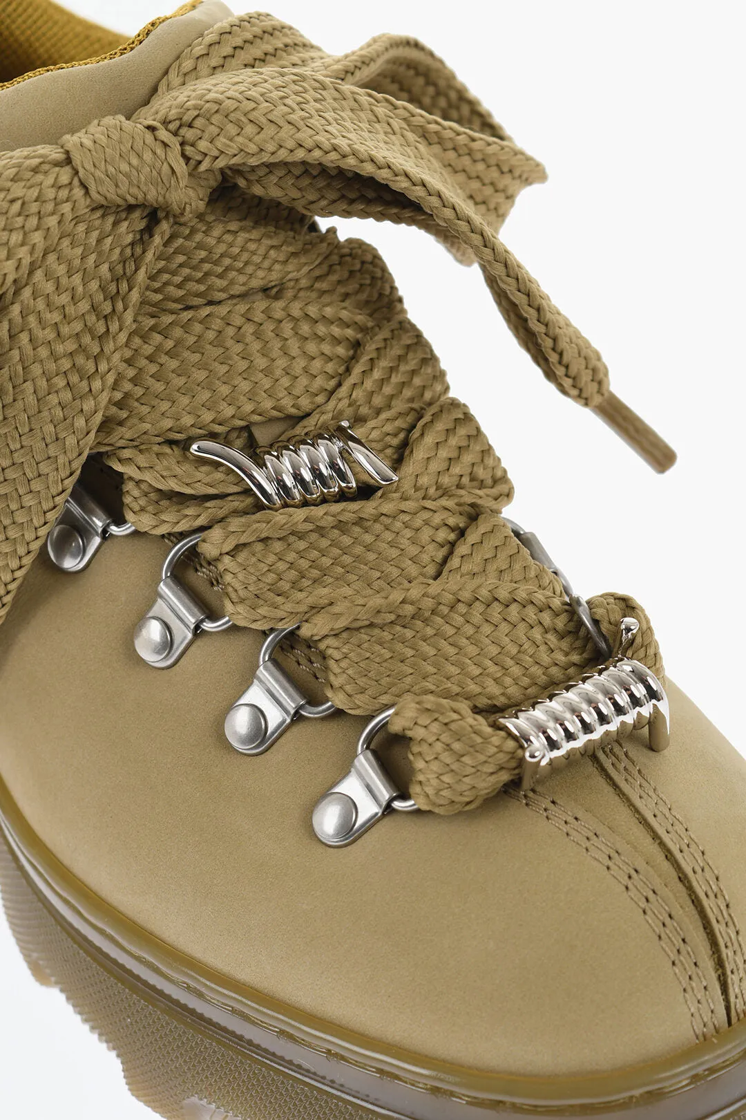 Burberry Leather Solid Color Hiking Booties