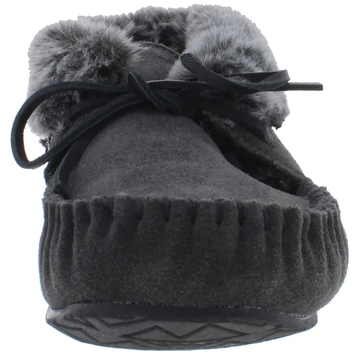 Cabin Womens Suede Faux Fur Booties