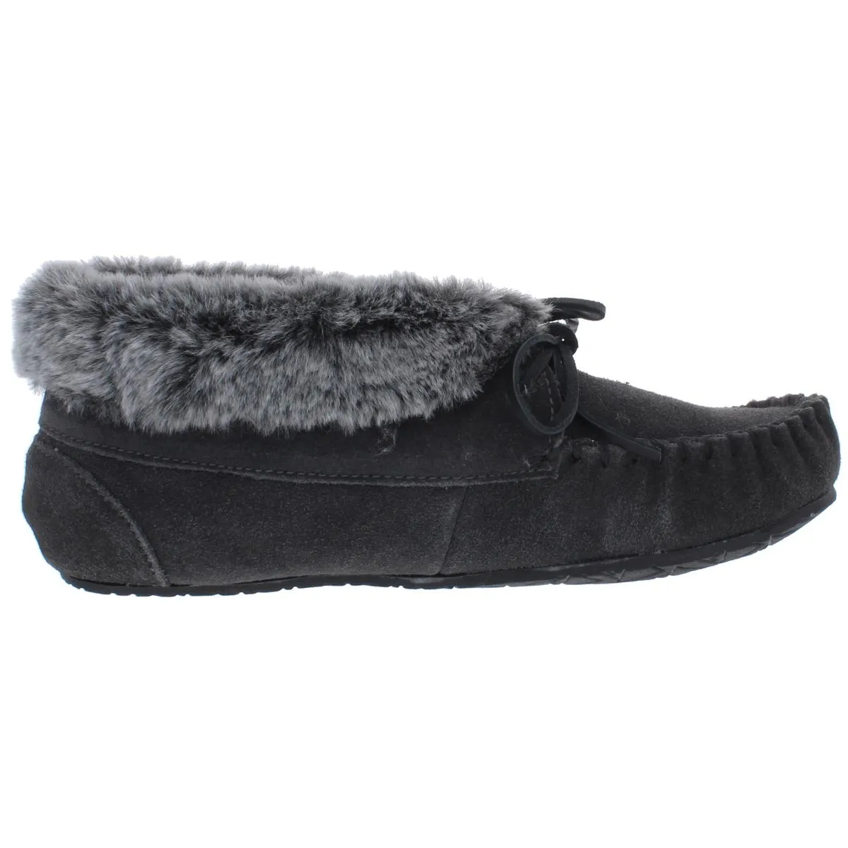 Cabin Womens Suede Faux Fur Booties