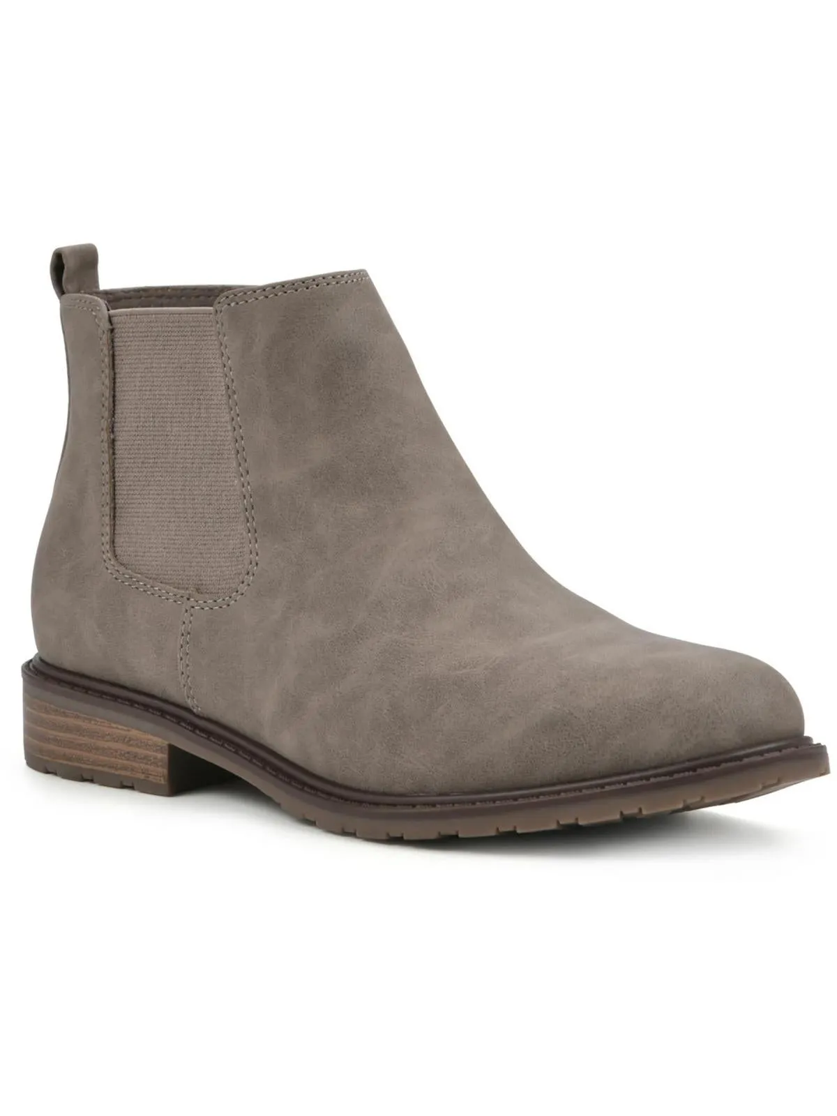 Caching Womens Faux Leather Ankle Booties