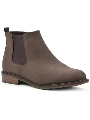 Caching Womens Faux Leather Ankle Booties