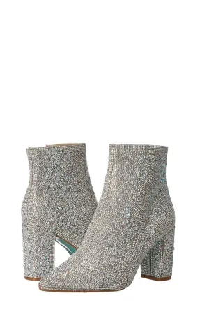 Cady Ankle Boot In Rhinestones