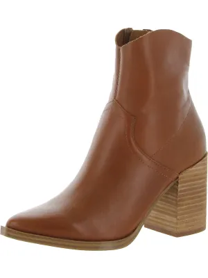 Cate Womens Pointed Toe Booties Ankle Boots