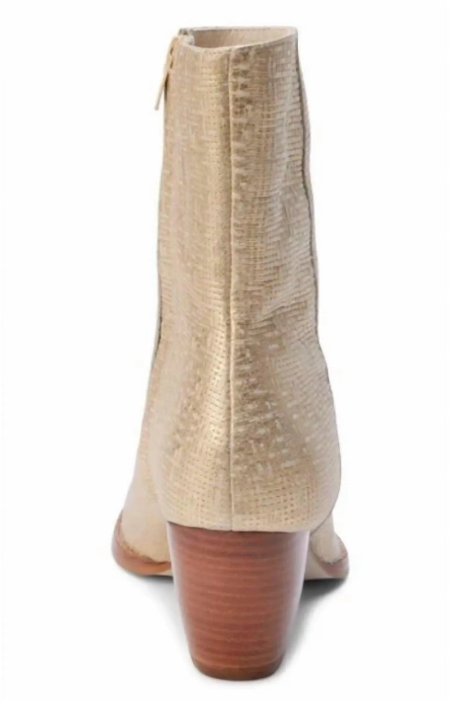 Caty Boot In Gold Weave