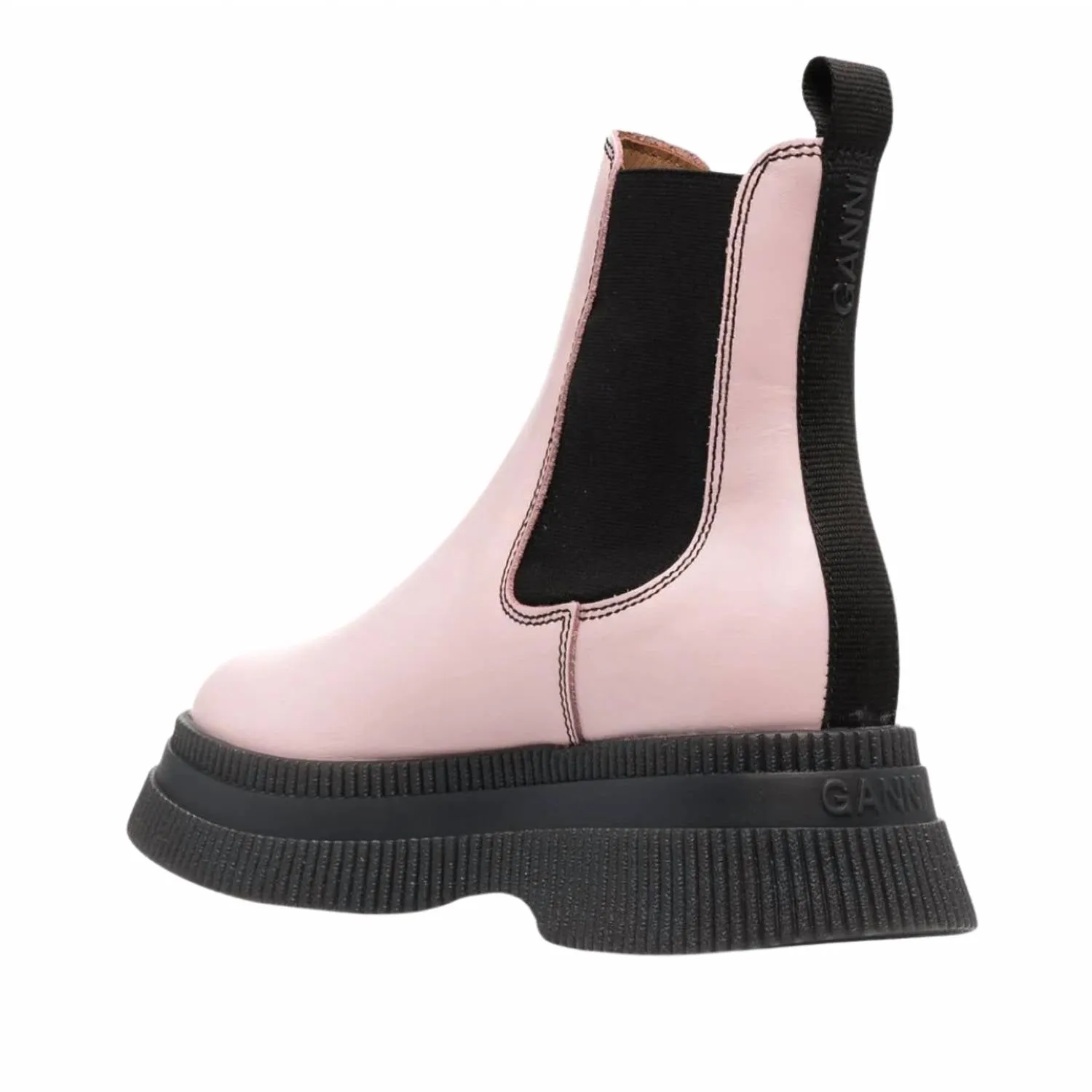 Creepers Creepers Textile Lace Up Boot In Pale Lilac