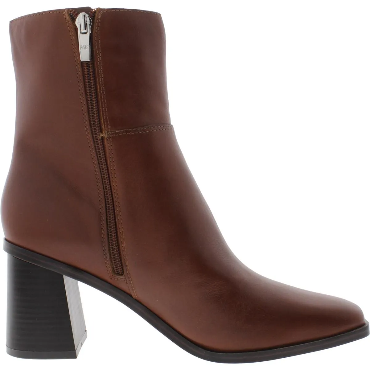 DAIREY Womens Square Toe Block Heel Ankle Boots