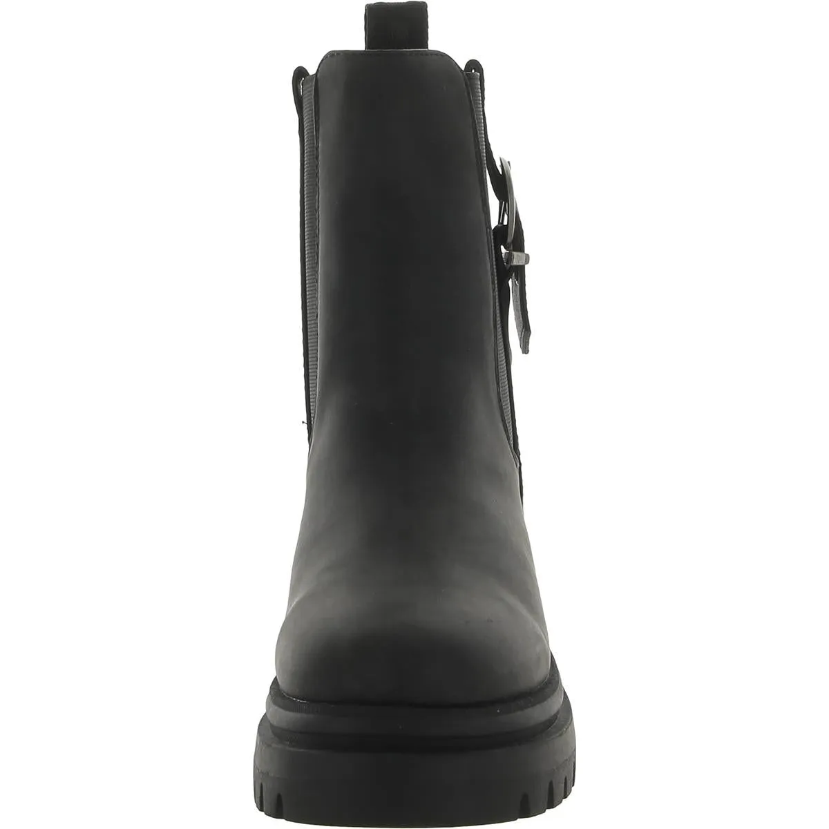 Dekko Womens Faux Leather Ankle Chelsea Boots