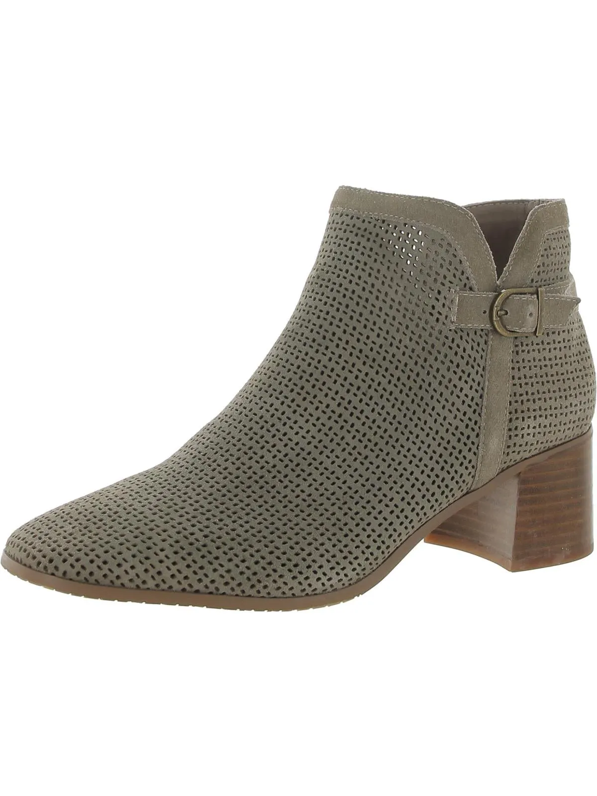 Denis Womens Suede Ankle Booties