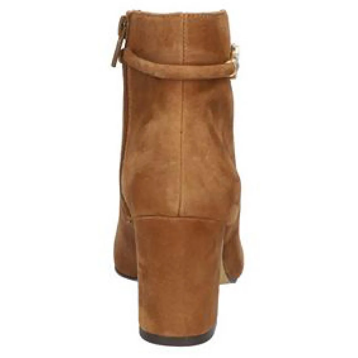 Diaz Womens Faux Suede Heel Ankle Boots