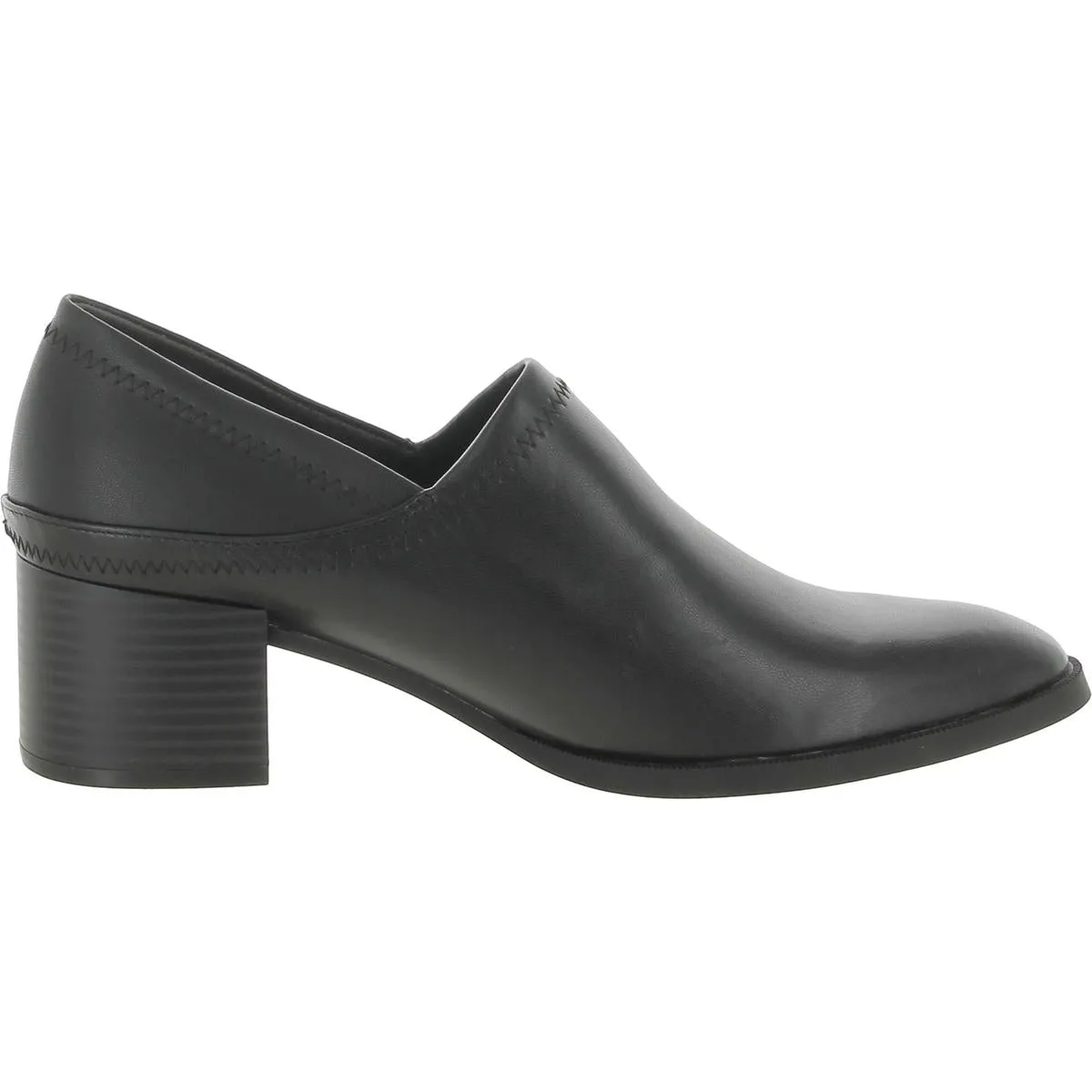 Dina Womens Faux Leather Slip-On Booties