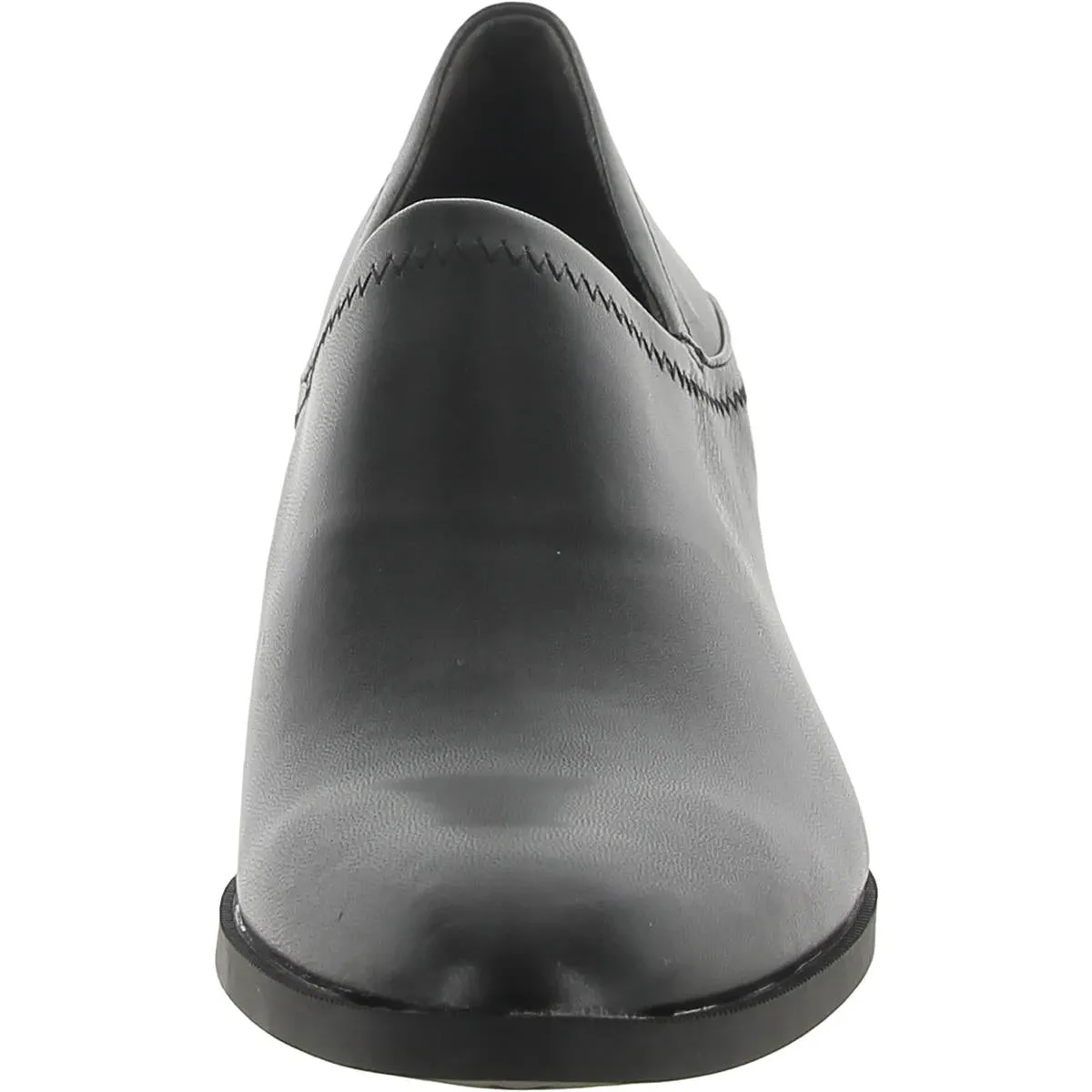 Dina Womens Faux Leather Slip-On Booties