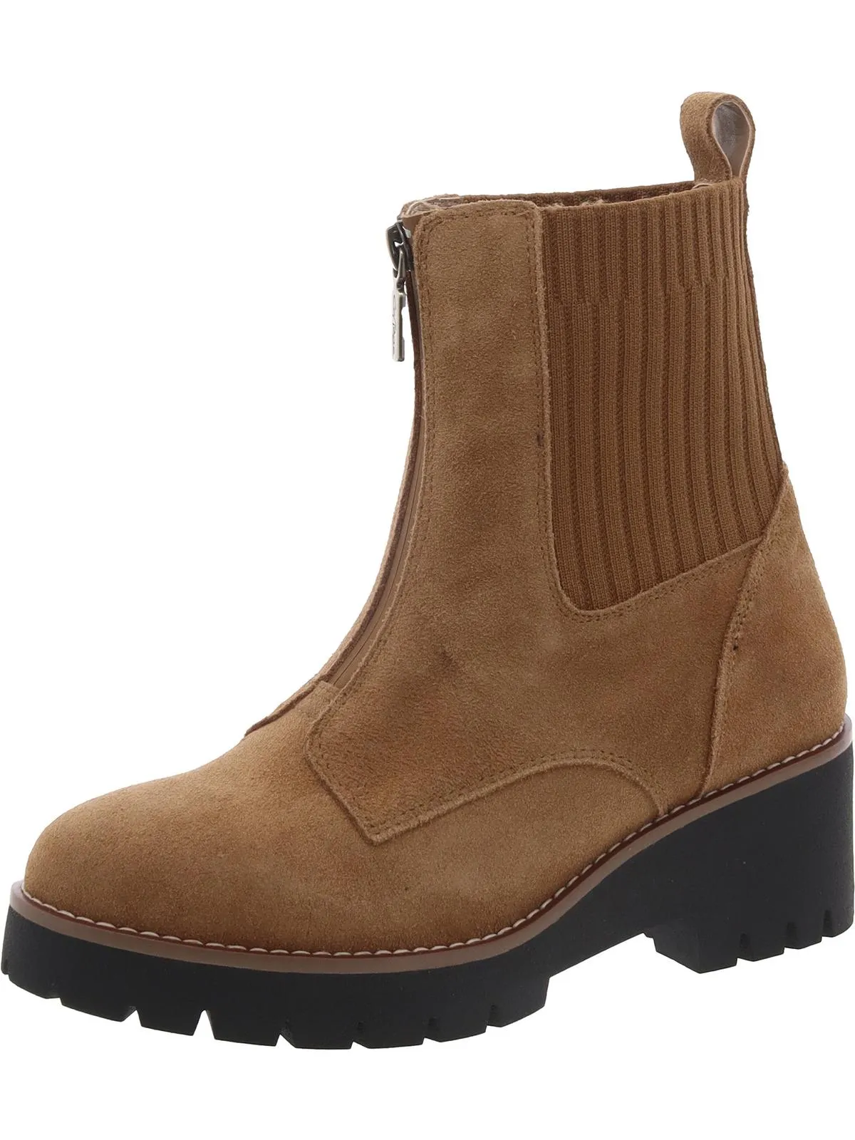 Dream Womens Nubuck Zipper Booties