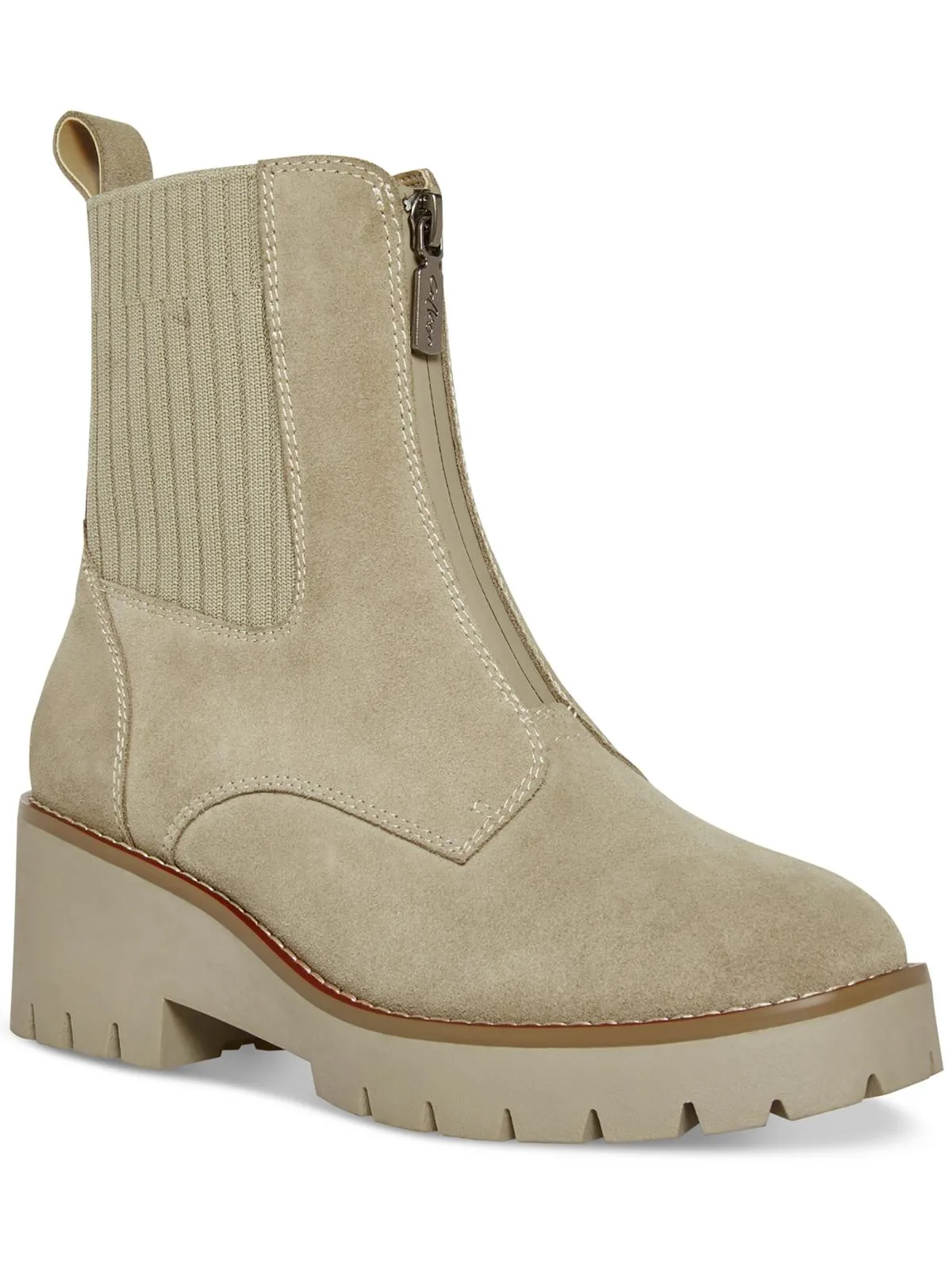 Dream Womens Nubuck Zipper Booties