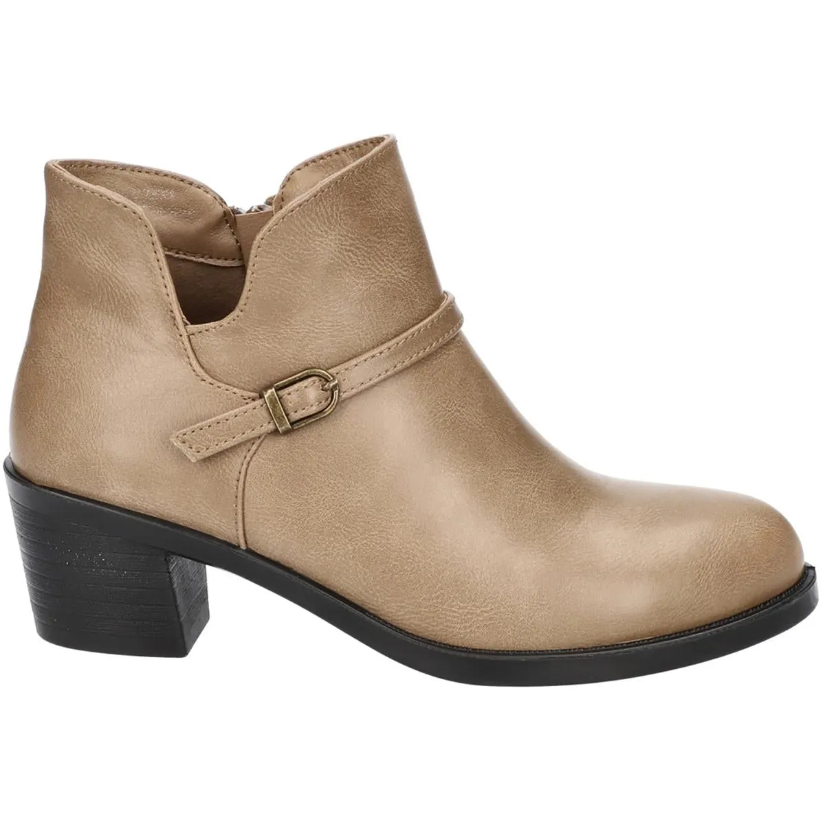 Ellery Womens Faux Leather Ankle Booties
