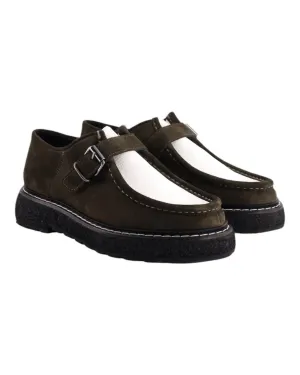 Elwood Derbie Shoe In Green