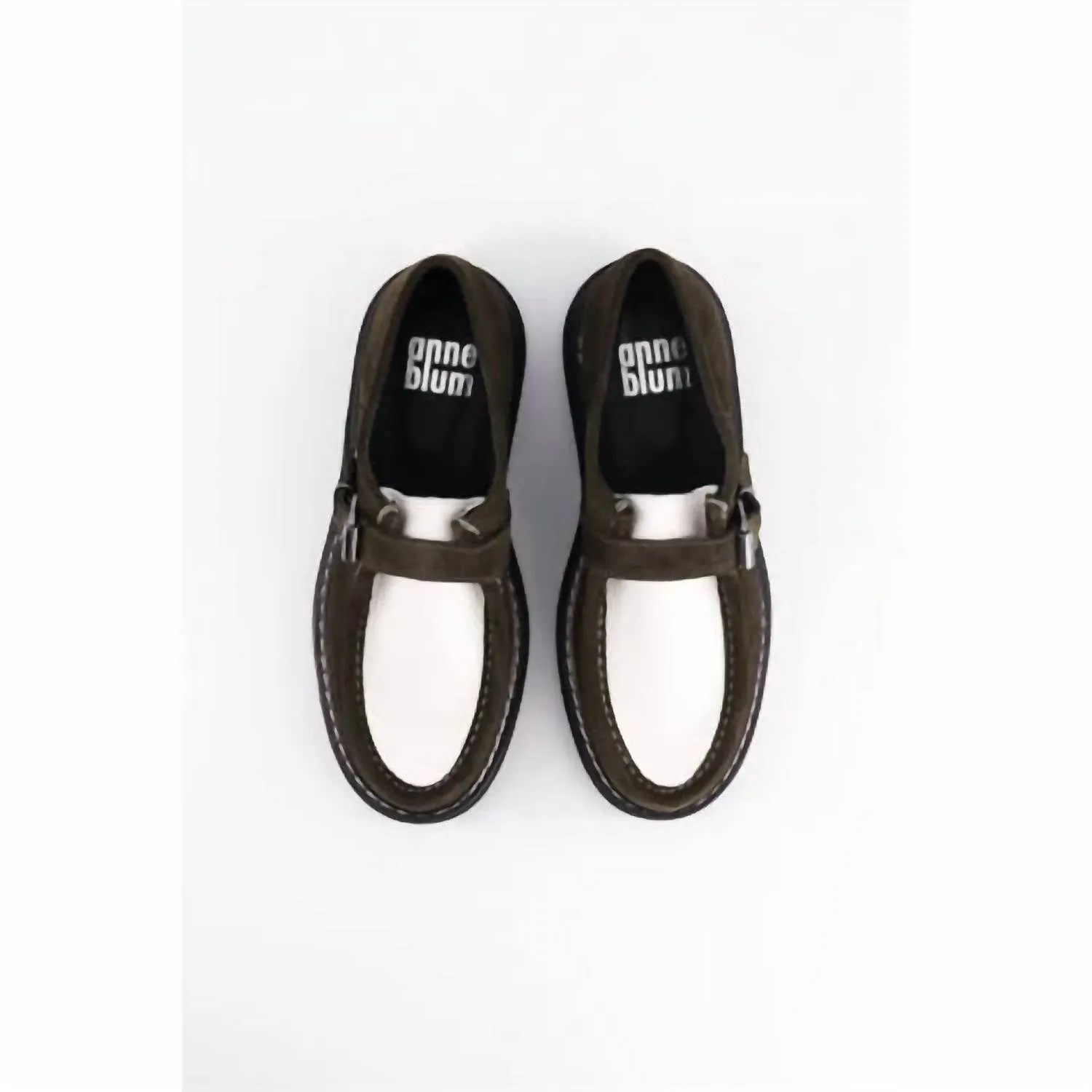 Elwood Derbie Shoe In Green