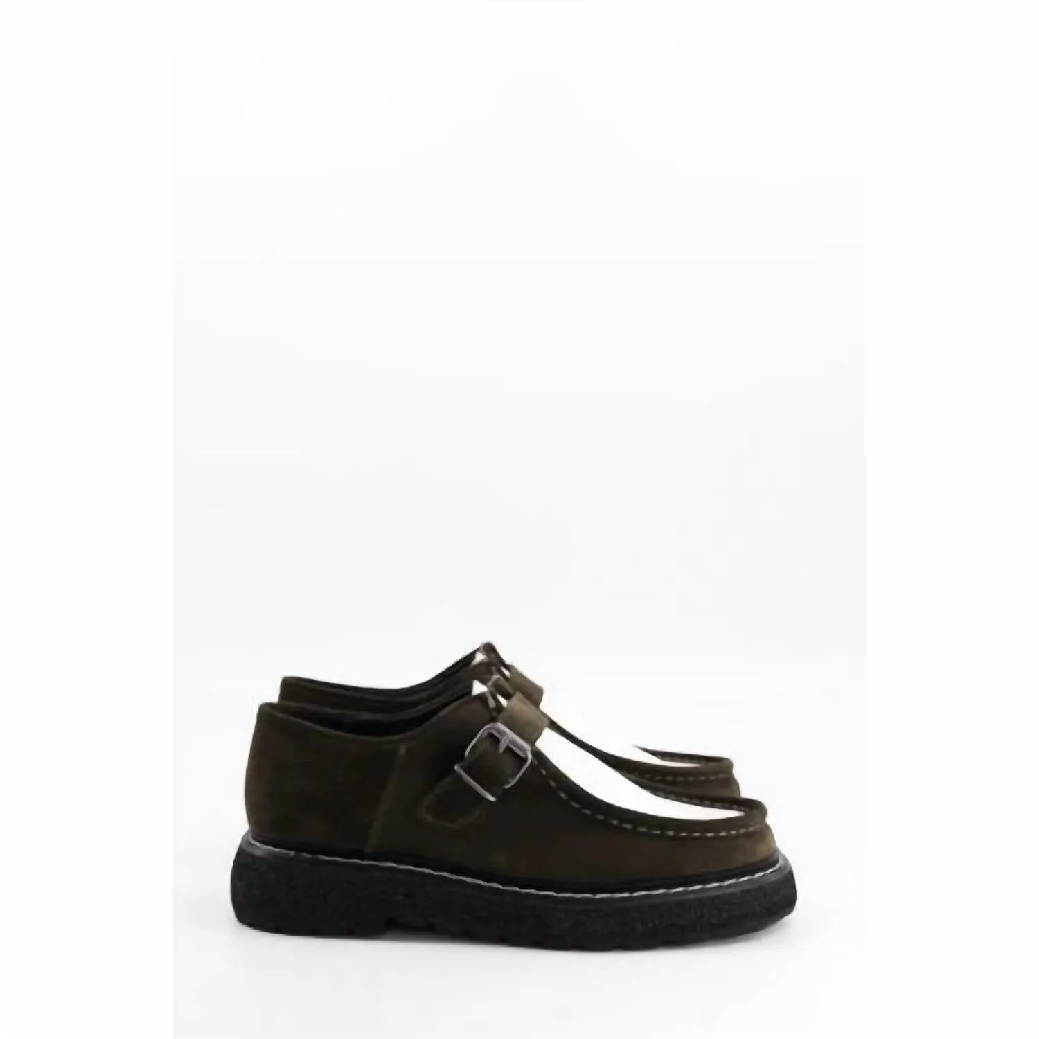 Elwood Derbie Shoe In Green