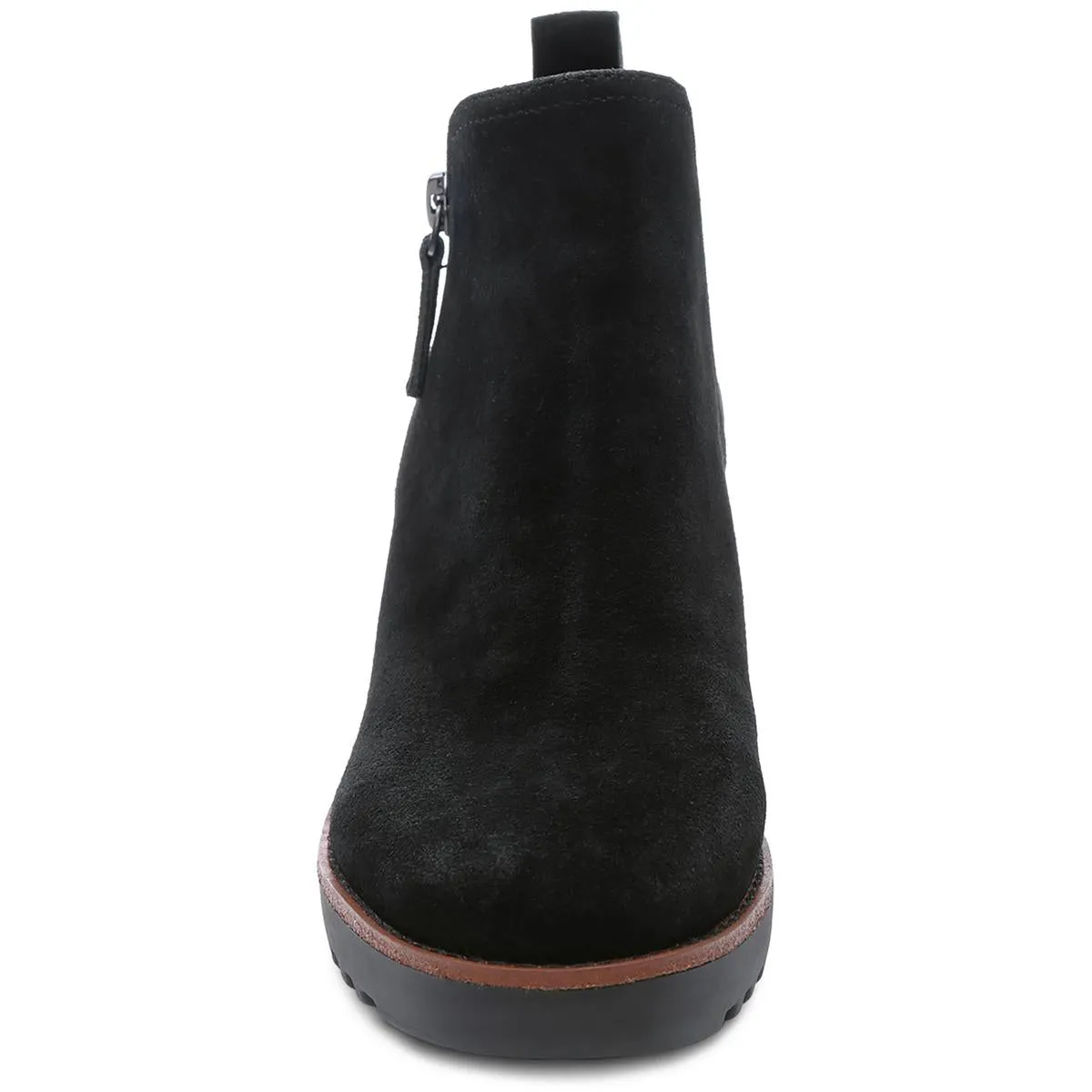 Evolve Womens Suede Platform Ankle Boots