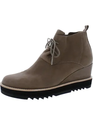 Falcon Womens Suede Slip On Booties