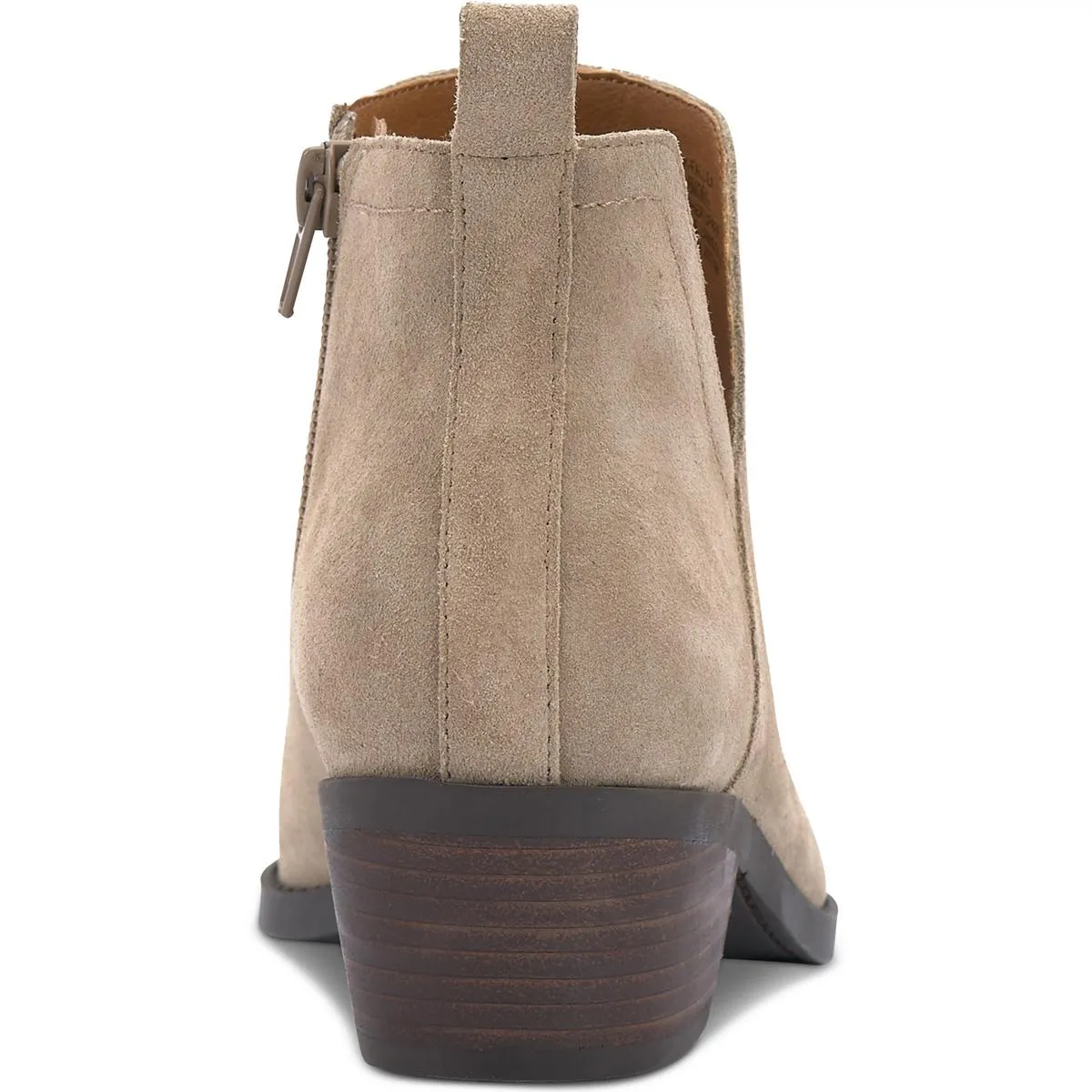 Fallila Womens Suede Cut-Out Booties