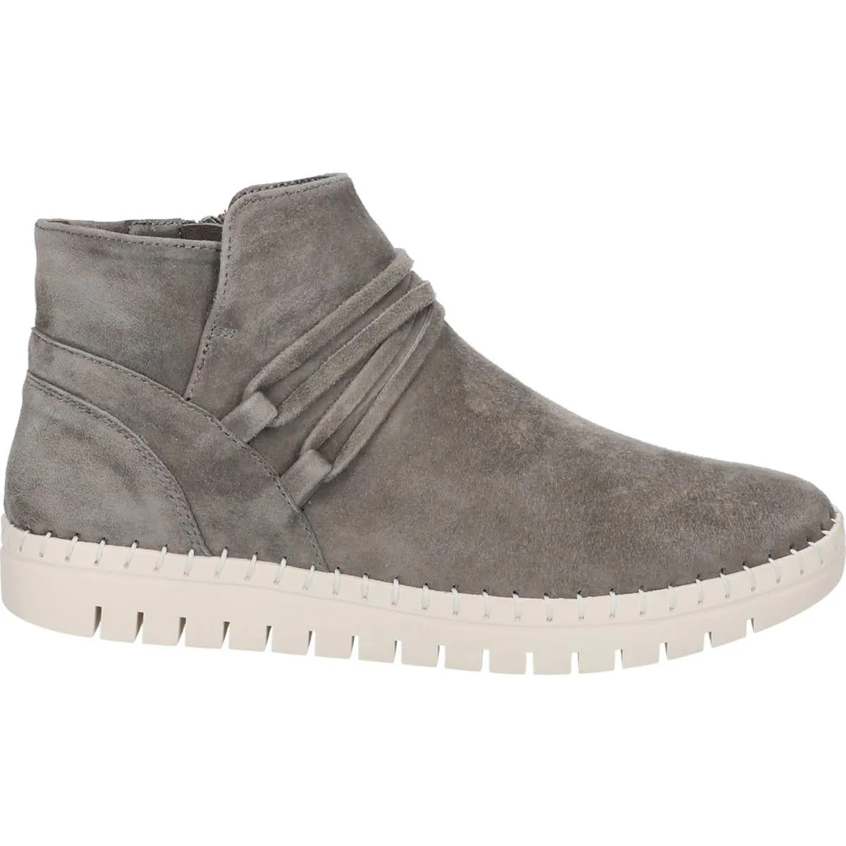 Falynn Womens Suede Lugged Sole Booties