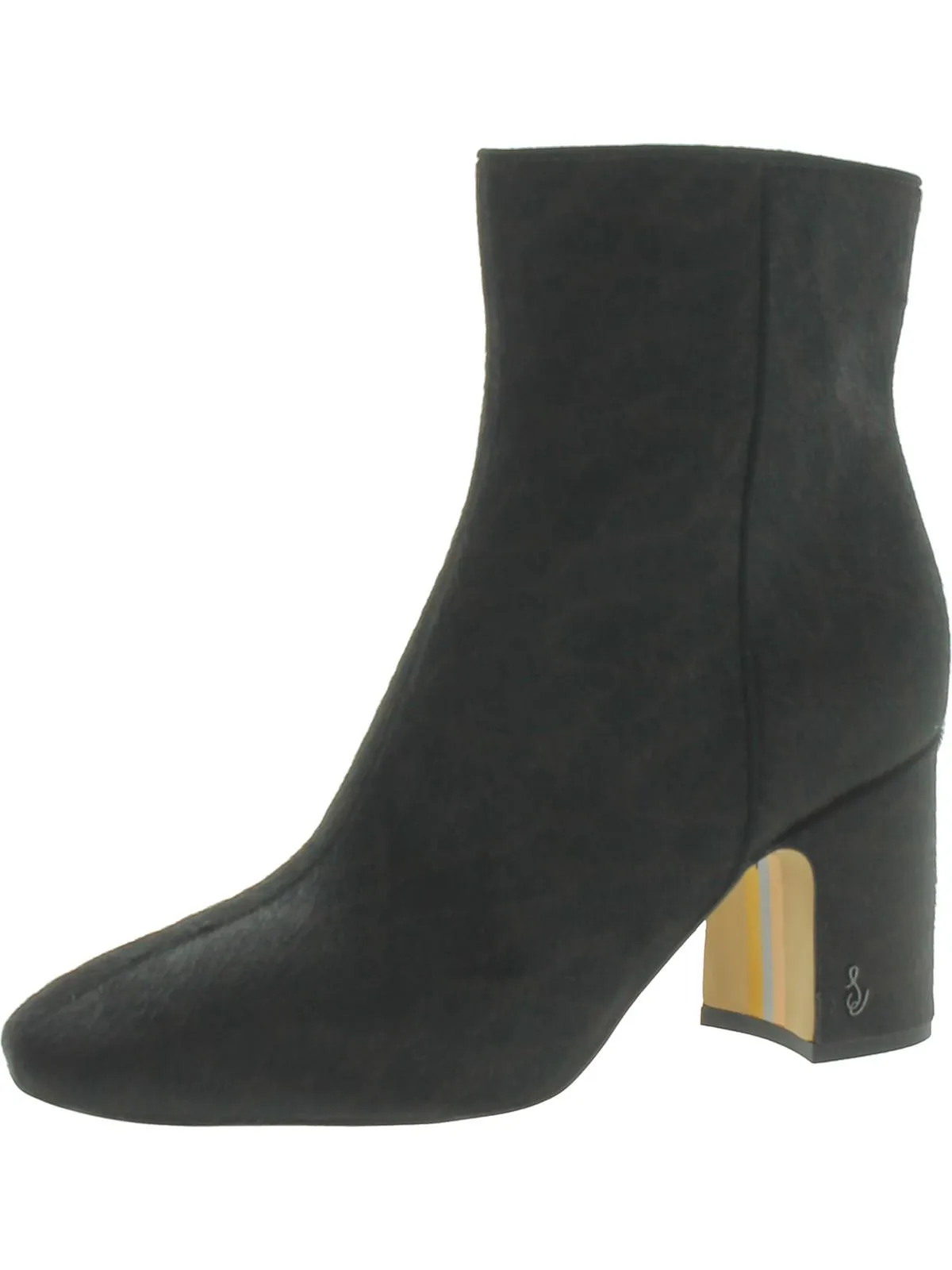 Fawn Womens Dressy Leather Ankle Boots