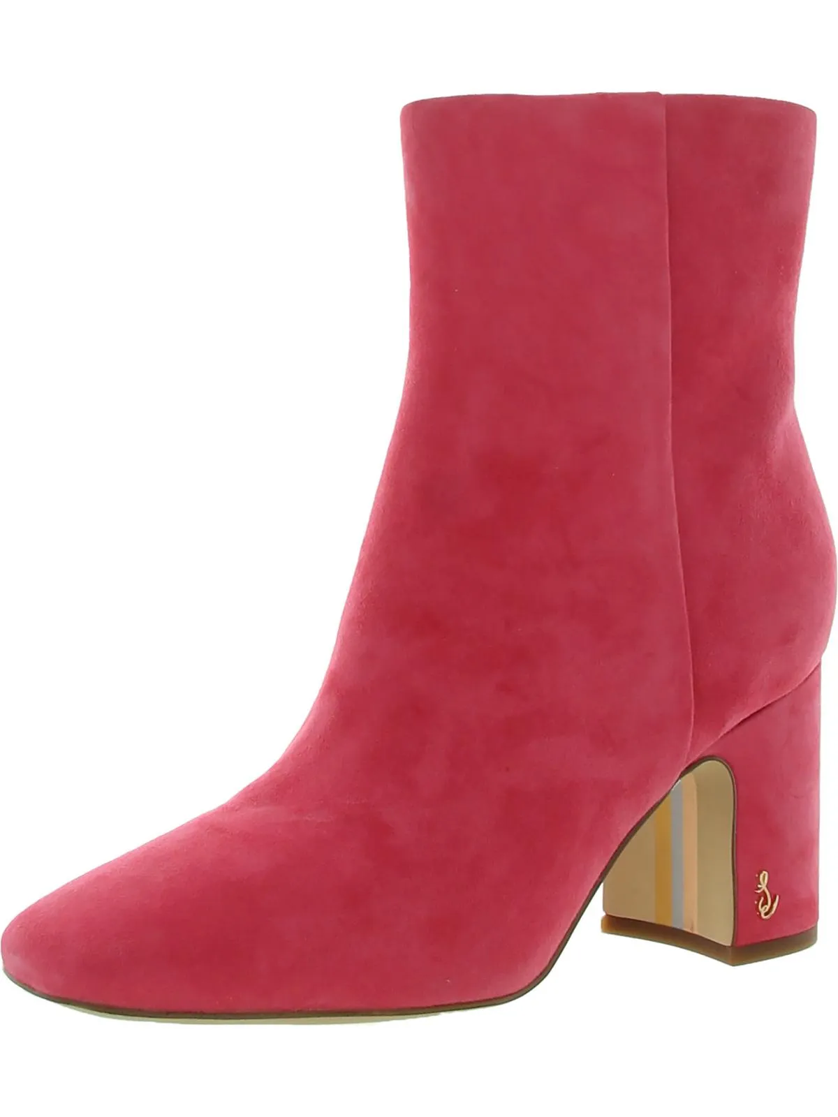 Fawn Womens Dressy Leather Ankle Boots