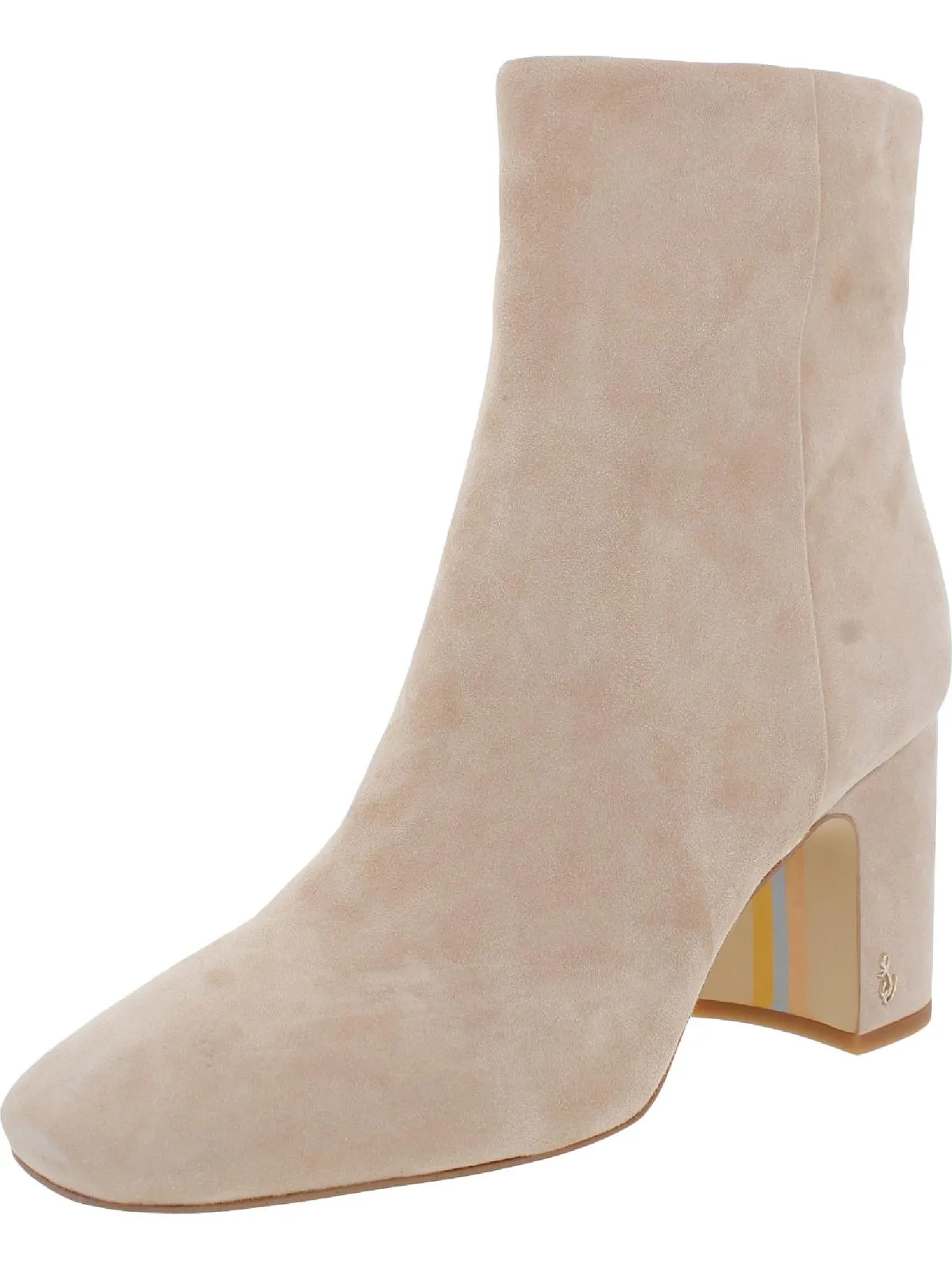 Fawn Womens Dressy Leather Ankle Boots