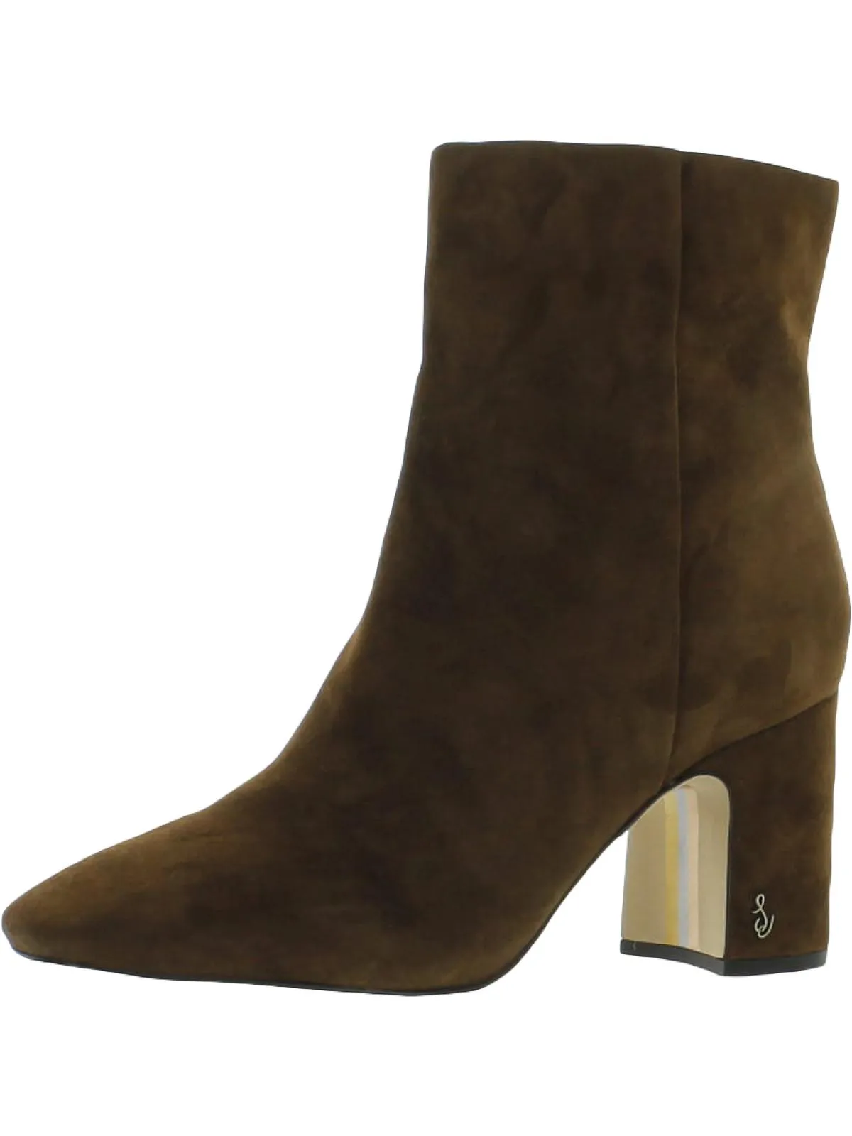Fawn Womens Dressy Leather Ankle Boots