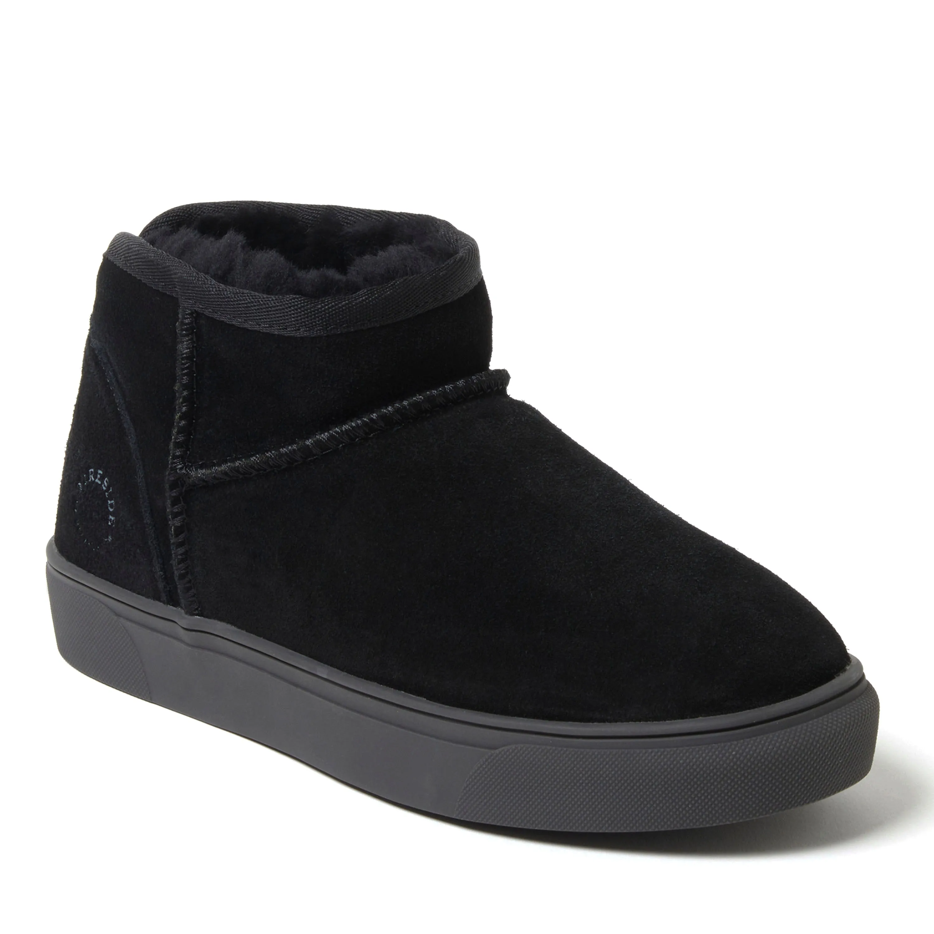 Fireside by Dearfoams Women's Bathurst Water-Resistant Genuine Shearling Micro Bootie